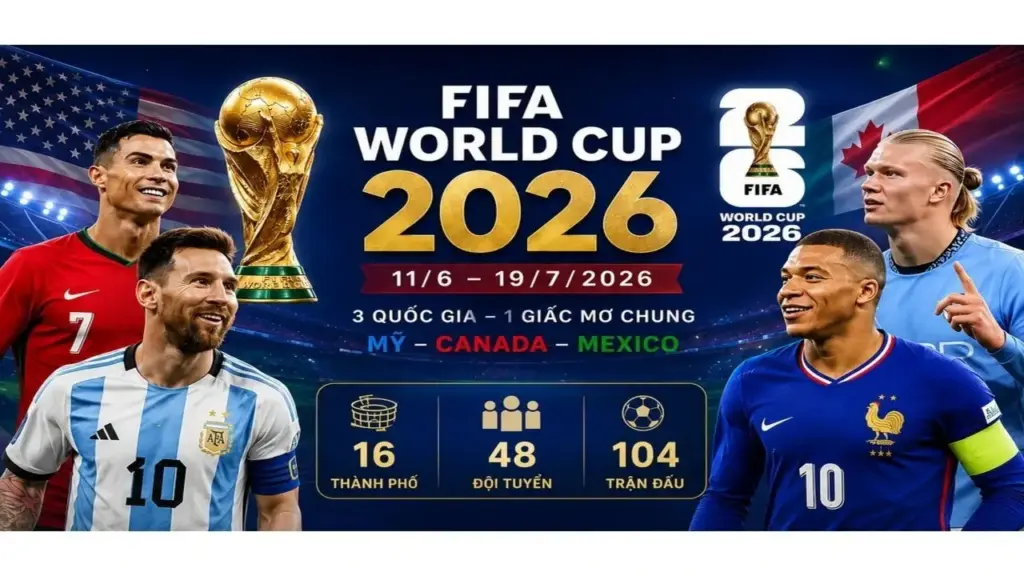 Bộ lịch thi đấu World Cup 2026 thông minh