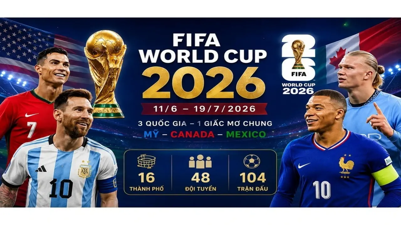 Bộ lịch thi đấu World Cup 2026 thông minh