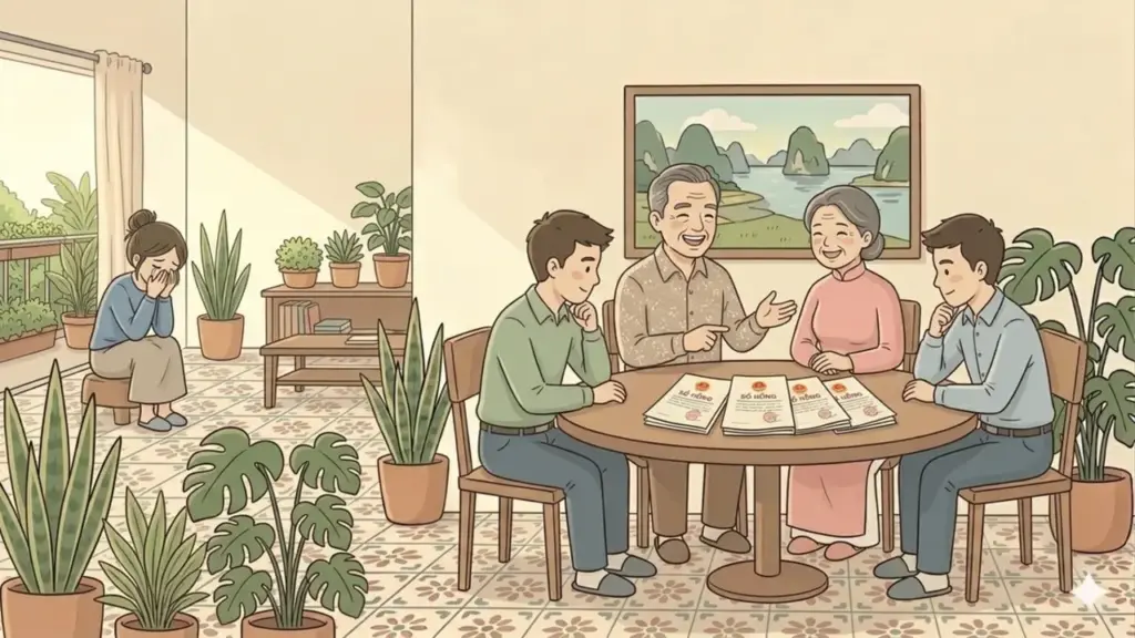 Bố mẹ chồng luôn xin tiền con gái nhưng chỉ chia đất cho con trai