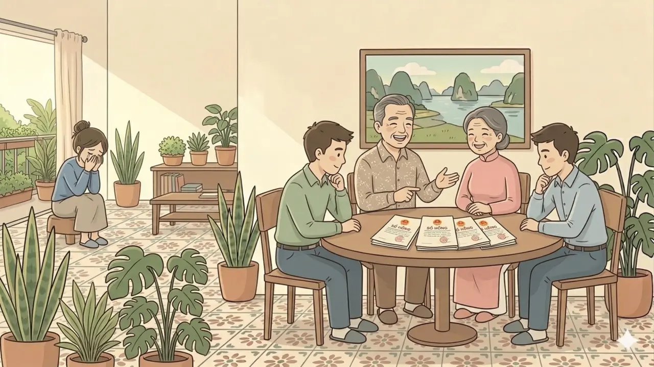 Bố mẹ chồng luôn xin tiền con gái nhưng chỉ chia đất cho con trai