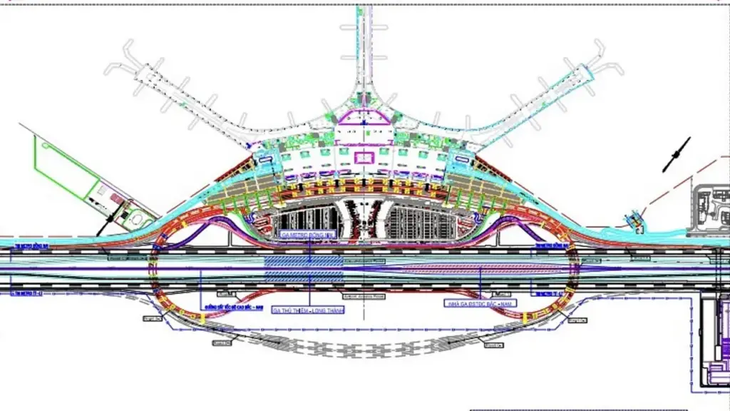 Bộ Xây dựng thống nhất vị trí nhà ga đường sắt tại sân bay Long Thành