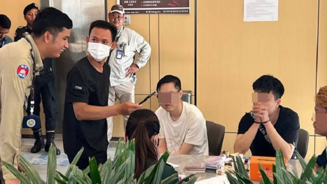 Campuchia vừa tiến hành chiến dịch triệt phá các mạng lưới lừa đảo trực tuyến