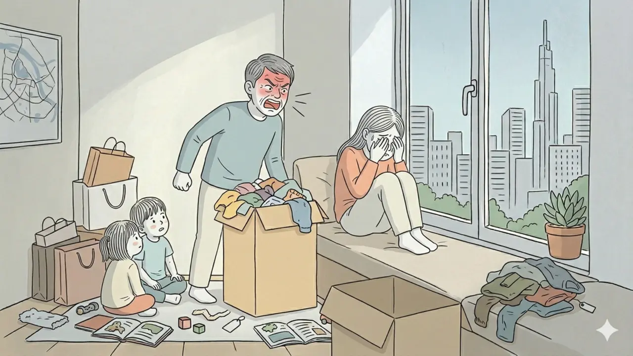 Chồng quát nạt khi tôi nấu ăn, mua quần áo mới cho anh