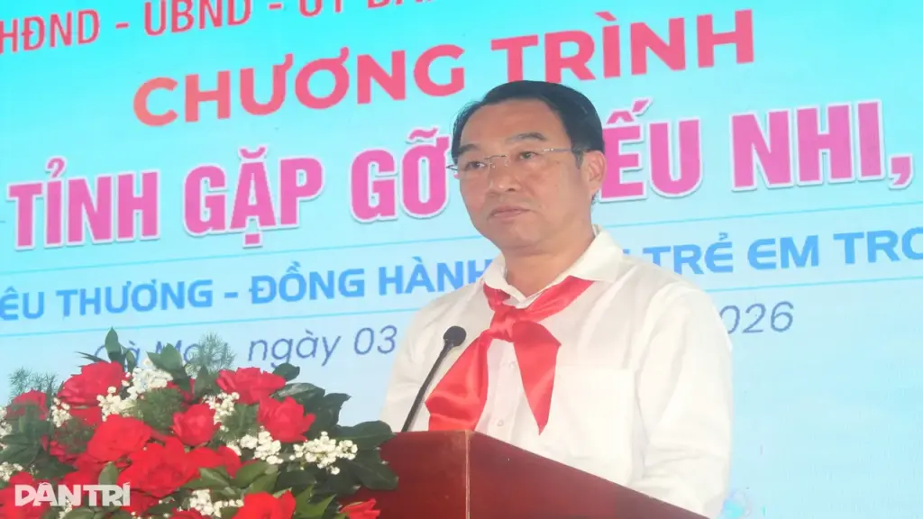 Chủ tịch tỉnh Cà Mau gửi gắm mong muốn đến thiếu nhi, học sinh
