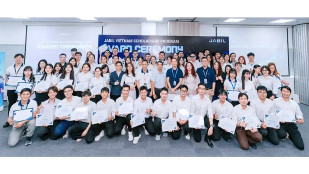 Chương trình học bổng Jabil tại Việt Nam: Thúc đẩy phát triển nguồn nhân lực bền vững
