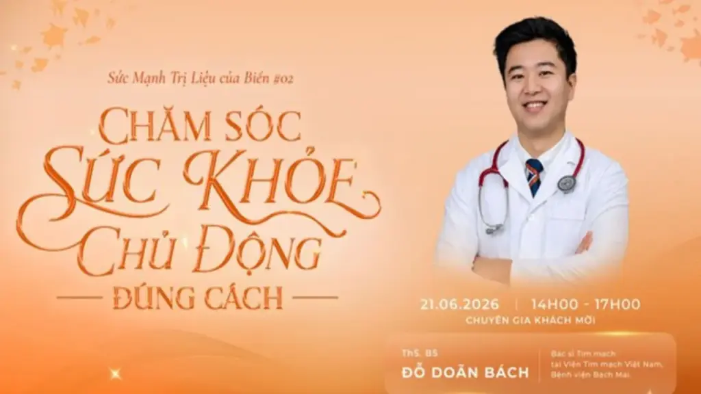 Chuyên gia Viện Tim mạch Việt Nam tư vấn sự kiện 'Sức Mạnh Trị Liệu Của Biển'