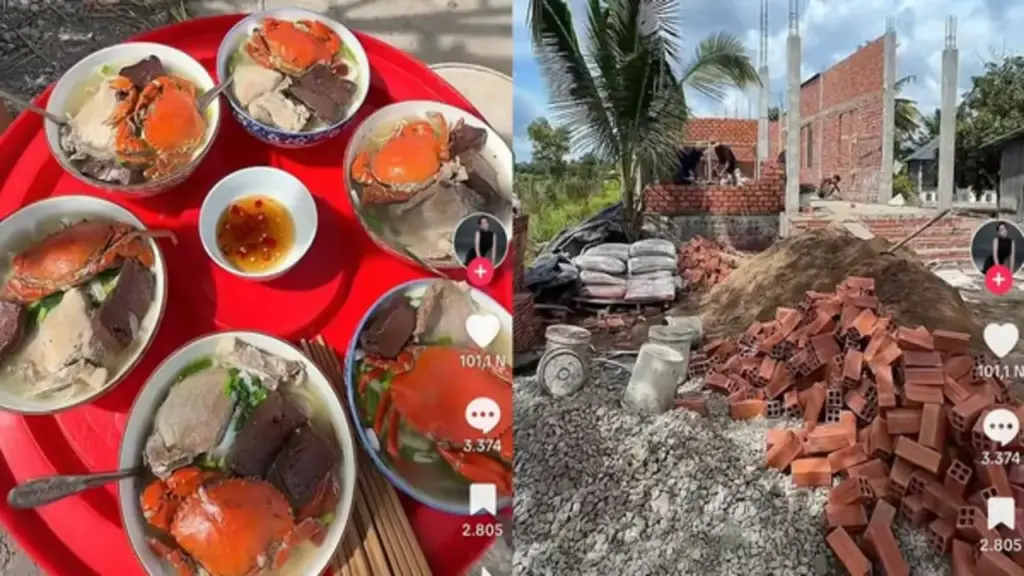 Cô gái miền Tây nấu món ngon đãi thợ xây, lý do phía sau gây chú ý