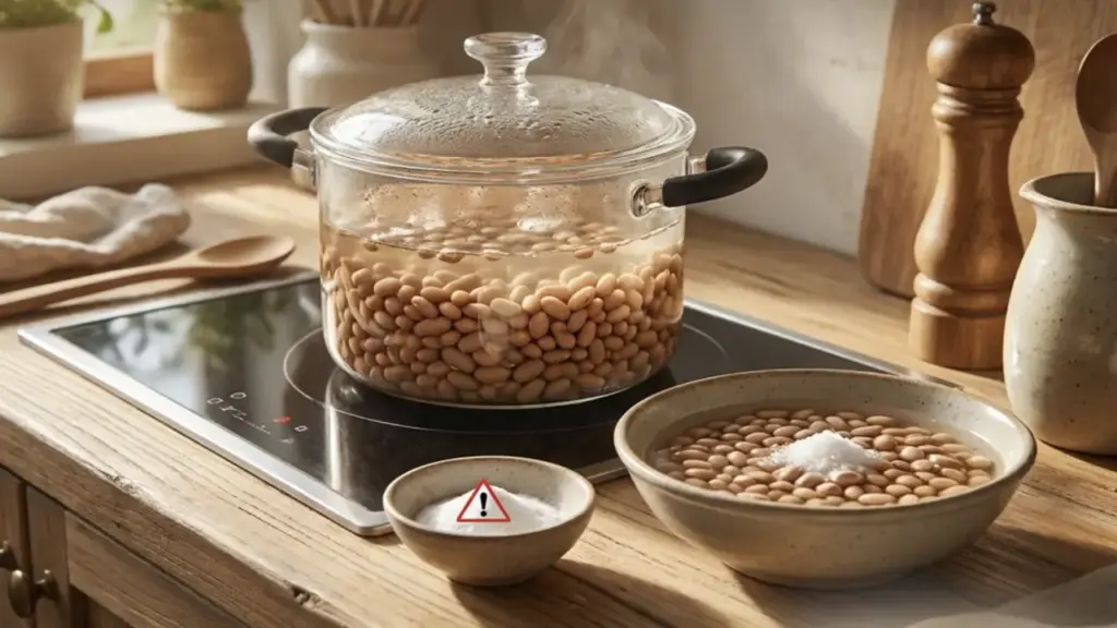 Có nên cho baking soda khi ninh đậu?
