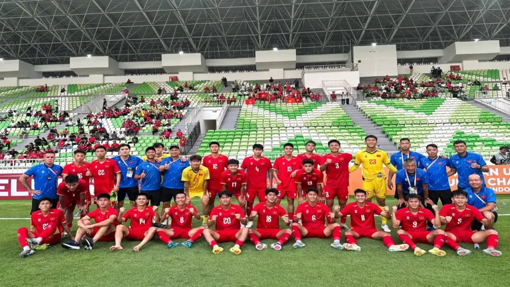 Công Hậu lập hat-trick, U19 Việt Nam thắng đậm U19 Timor Leste