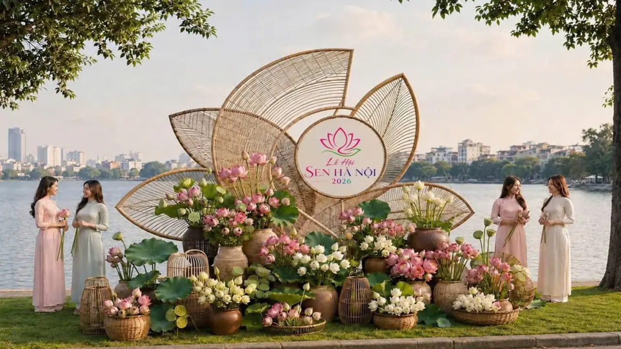 Cuối tuần này ghé hồ Tây trải nghiệm Lễ hội sen Hà Nội
