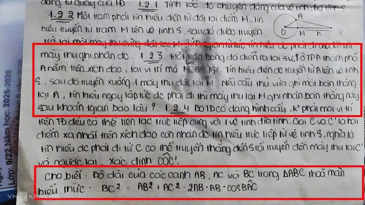 Đề chuyên Lý thi lớp 10 TP HCM sai do 'lỗi đánh máy'