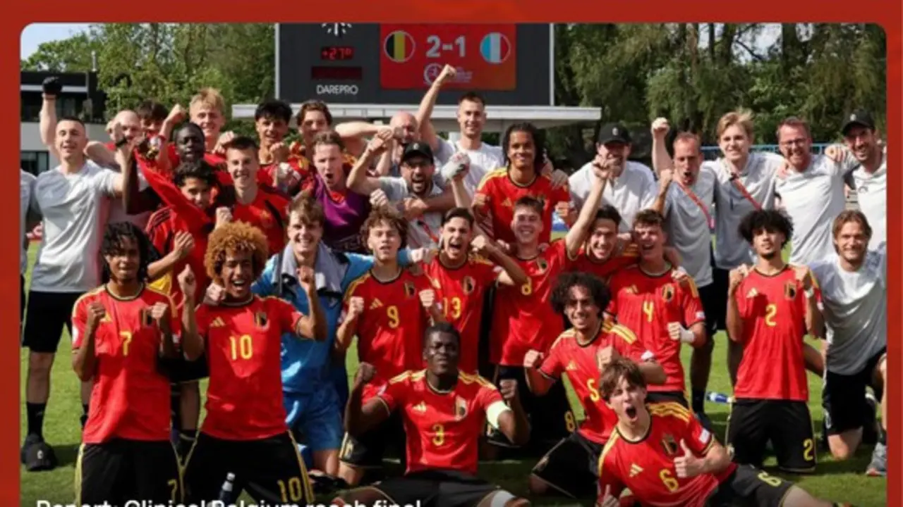 Đối thủ Bỉ của U.17 Việt Nam tại World Cup thắng sốc, vào chung kết châu Âu