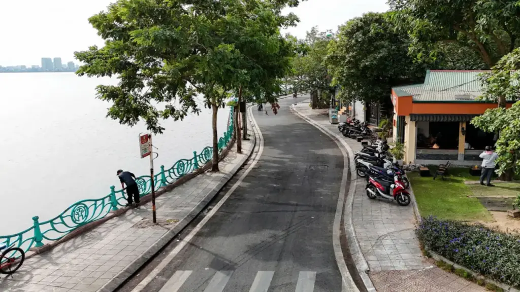 Dự kiến không mở đường ven Hồ Tây về phía khu dân cư