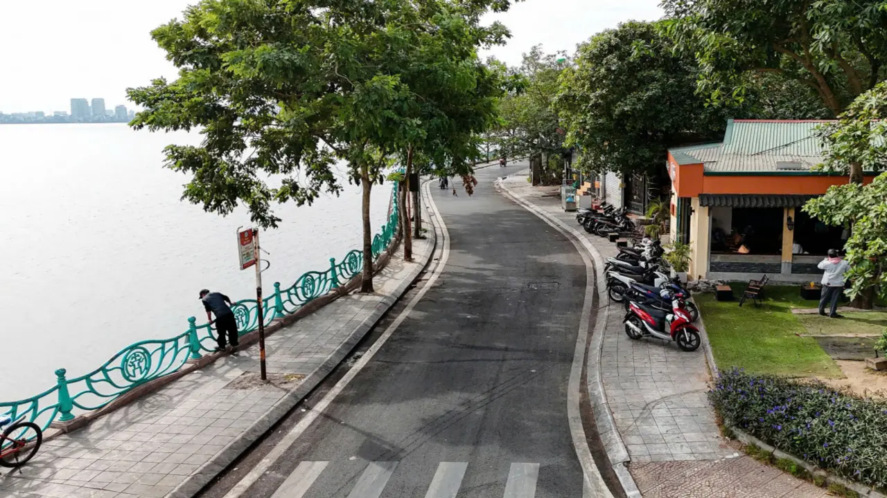 Dự kiến không mở đường ven Hồ Tây về phía khu dân cư