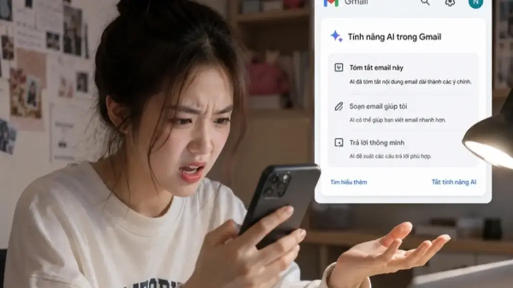 Gemini trong Gmail gây lo ngại an toàn dữ liệu cá nhân