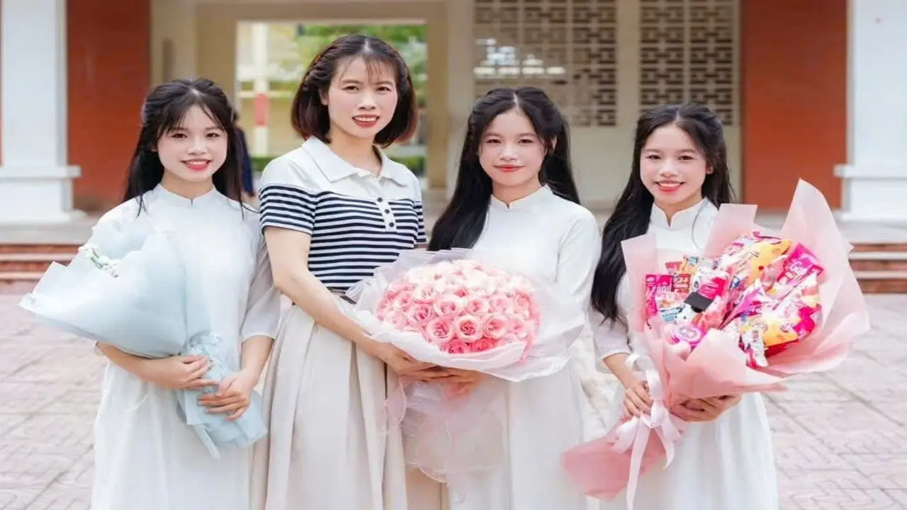 Gia đình có 3 con gái sinh 3 cùng đỗ trường chuyên danh tiếng