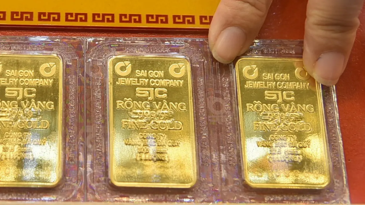 Giá vàng miếng SJC tăng 1,5 triệu đồng/lượng trong phiên cuối tuần