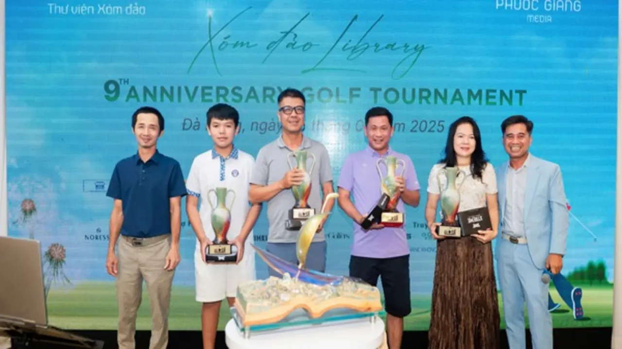 Giải golf gây quỹ mang tri thức đến với trẻ em nghèo nông thôn