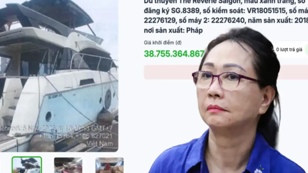 Giảm giá 4 lần, 'siêu' du thuyền 38,7 tỉ của Trương Mỹ Lan vẫn chưa tìm được chủ mới