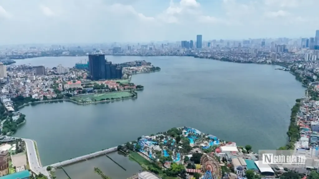 Hà Nội: Toàn cảnh hồ Tây trước khi mở rộng