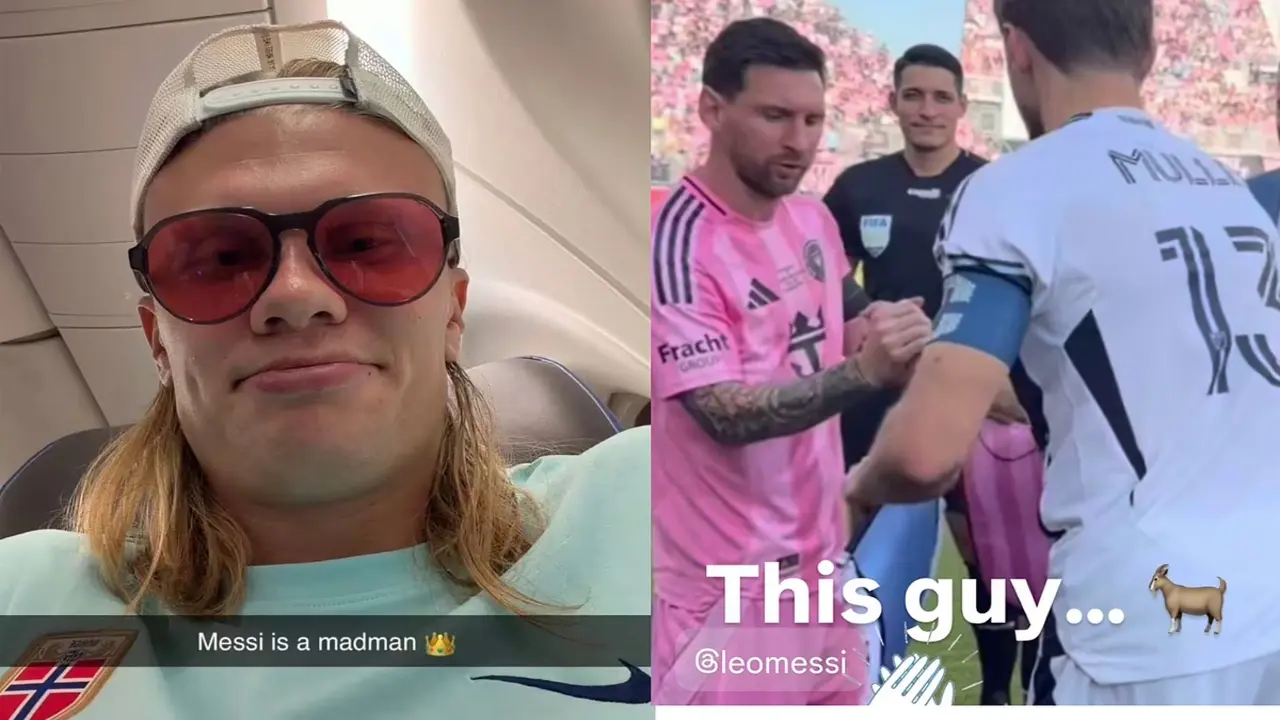 Haaland gọi Messi là 'gã điên' sau hat-trick ở World Cup