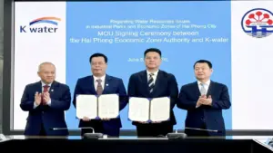 Hải Phòng ký kết hợp tác với Tổng công ty Tài nguyên nước Hàn Quốc