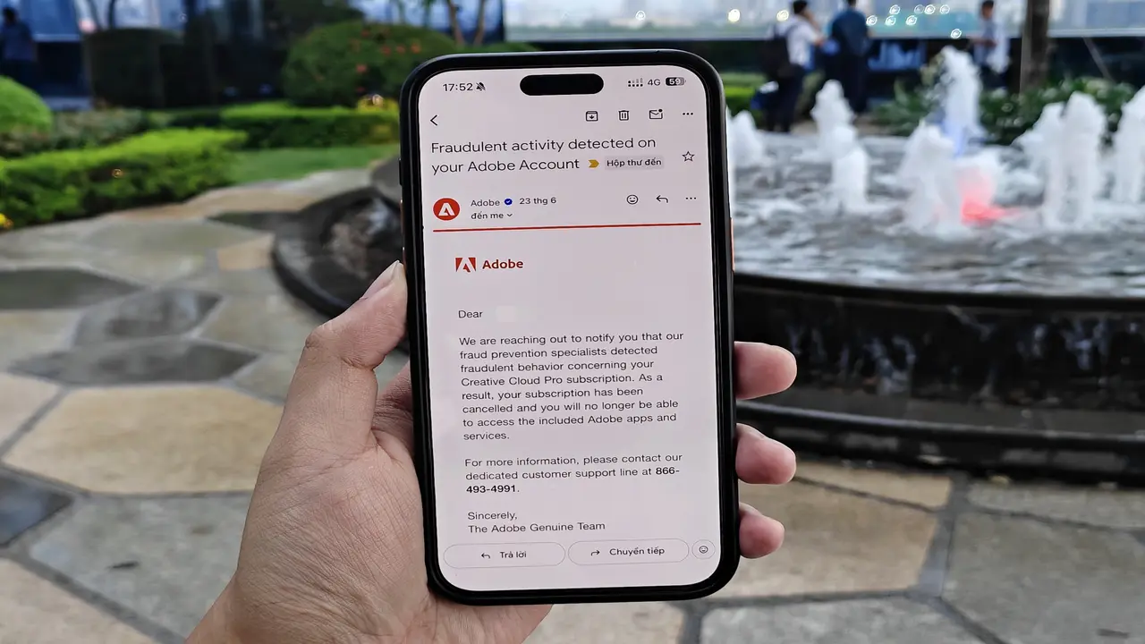 Hàng loạt người dùng Adobe tại Việt Nam bị hủy dịch vụ dù đã mua bản quyền