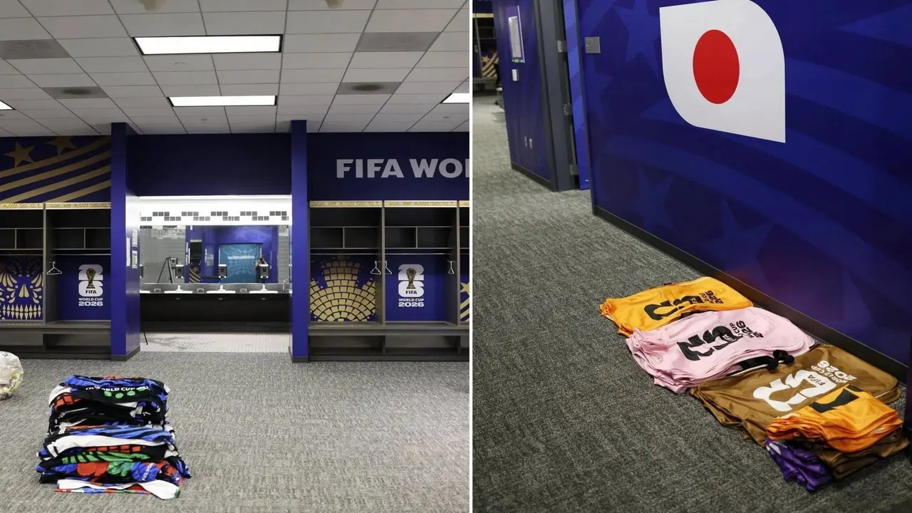 Hình ảnh phòng thay đồ của đội Nhật tại World Cup khiến dân mạng ngỡ ngàng