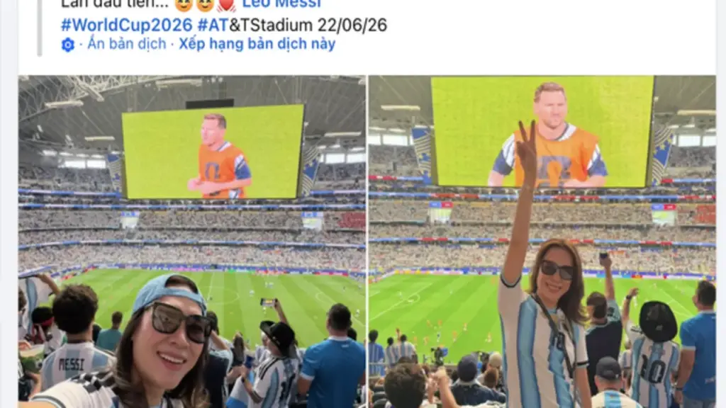 Họa mi Mỹ Tâm ngất ngây lần đầu ngắm nhìn Argentina và Messi ‘bung lụa’ rực rỡ!