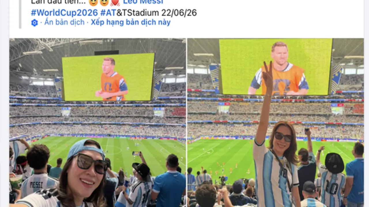 Họa mi Mỹ Tâm ngất ngây lần đầu ngắm nhìn Argentina và Messi ‘bung lụa’ rực rỡ!