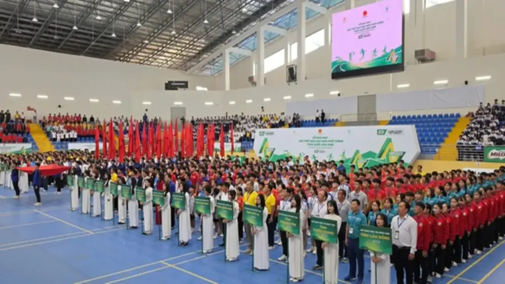 Hơn 2.200 học sinh dự giải thể thao toàn quốc tại Đà Lạt