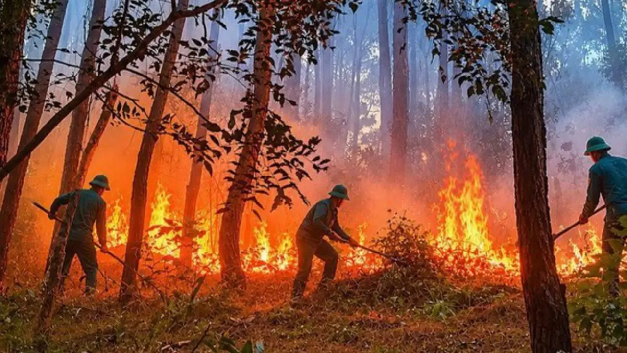 Huế: Công an tìm nhóm người cắm trại gây ra vụ cháy rừng ở núi Tam Thai