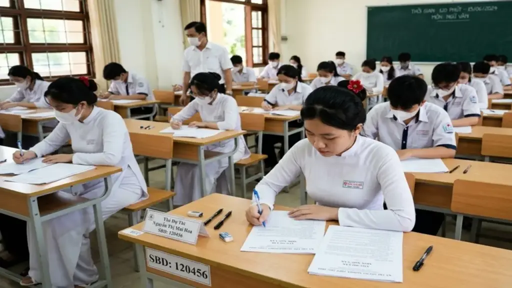 Hủy kết quả bài thi của thí sinh bị phản ánh dùng "phao" thi tốt nghiệp THPT