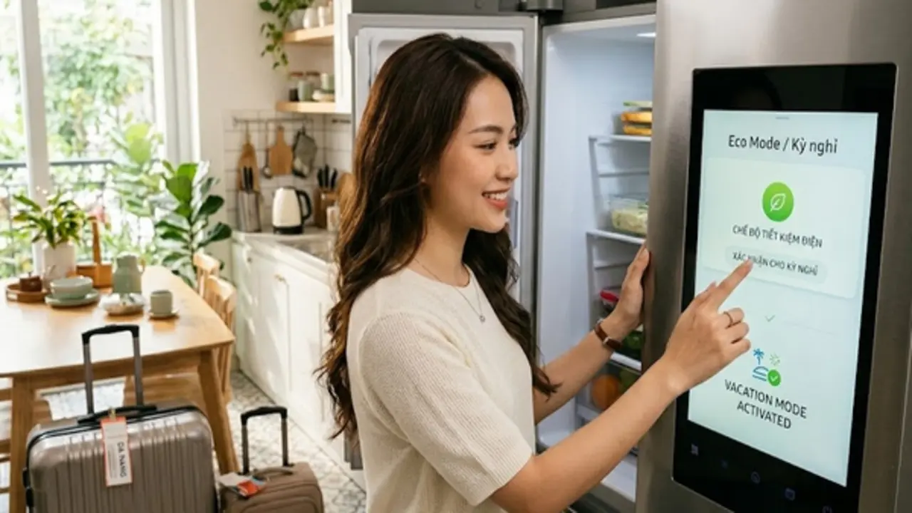 Khám phá chế độ 'nghỉ dưỡng' trên tủ lạnh giúp tiết kiệm điện