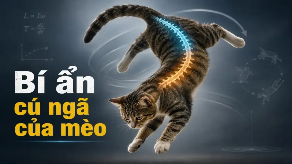 Khoa học đã có lời giải cho bí ẩn 100 năm về cú ngã của loài mèo