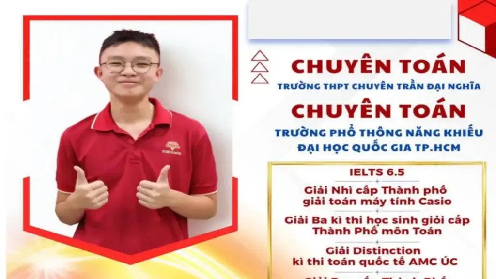 Lộ diện thủ khoa lớp 10 TPHCM năm 2026 là học sinh trường tư