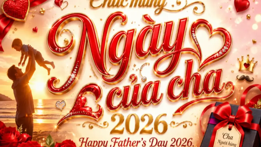 Lời chúc mừng ngày của cha 2026 hay và ý nghĩa: 'Có cha là có tất cả!'