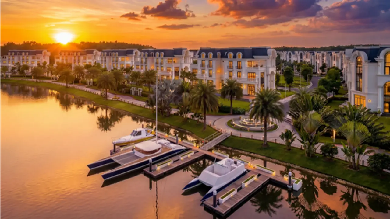 Mansion Riverside Villas: Bộ sưu tập dinh thự hoàng gia ven sông của giới thượng lưu