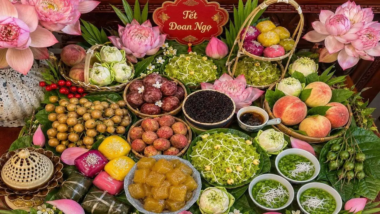 Mẹ đảm ở Ninh Bình gợi ý mâm cúng Tết Đoan Ngọ 2026 nhanh gọn, đẹp mắt