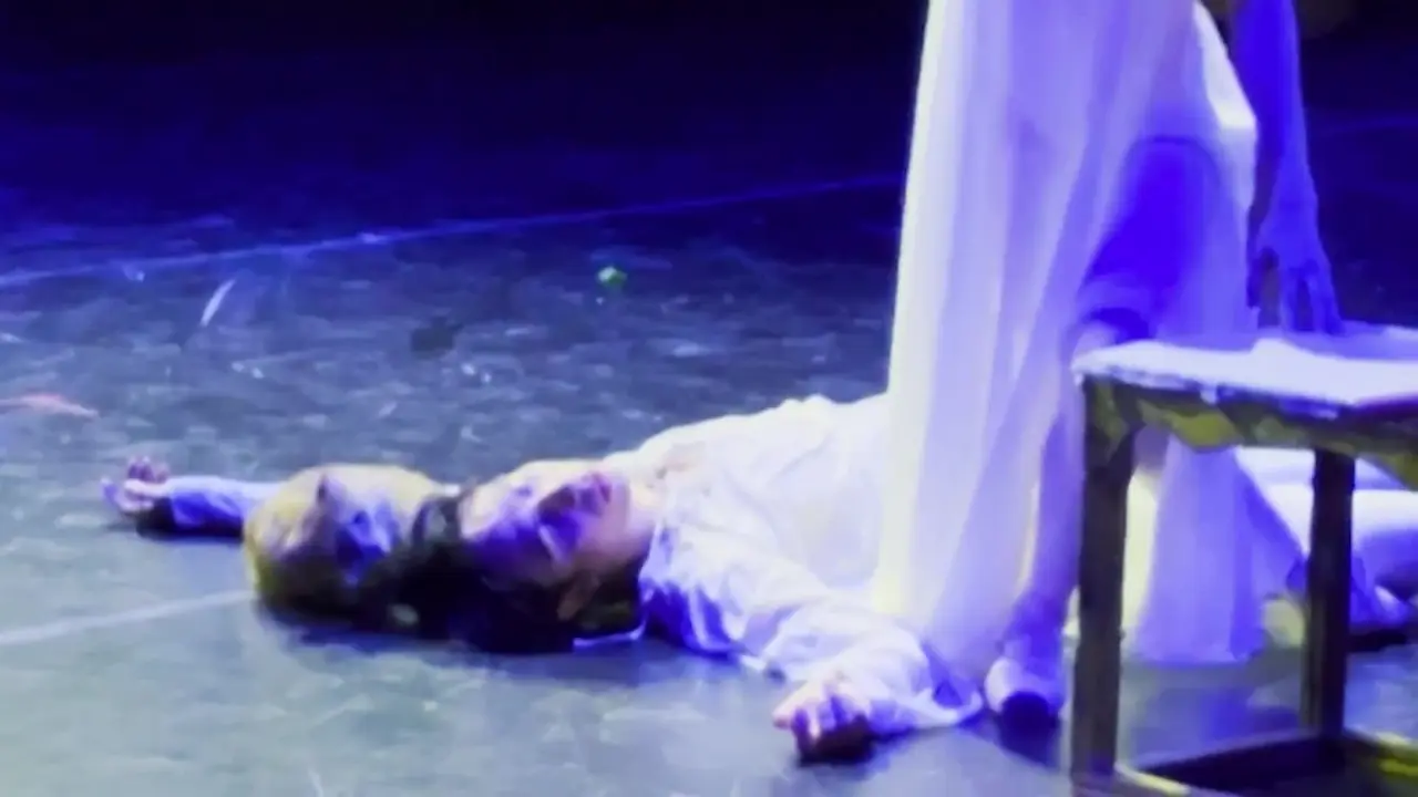 Mèo 'phá đám' cảnh bi kịch của vở Romeo và Juliet ở Thổ Nhĩ Kỳ