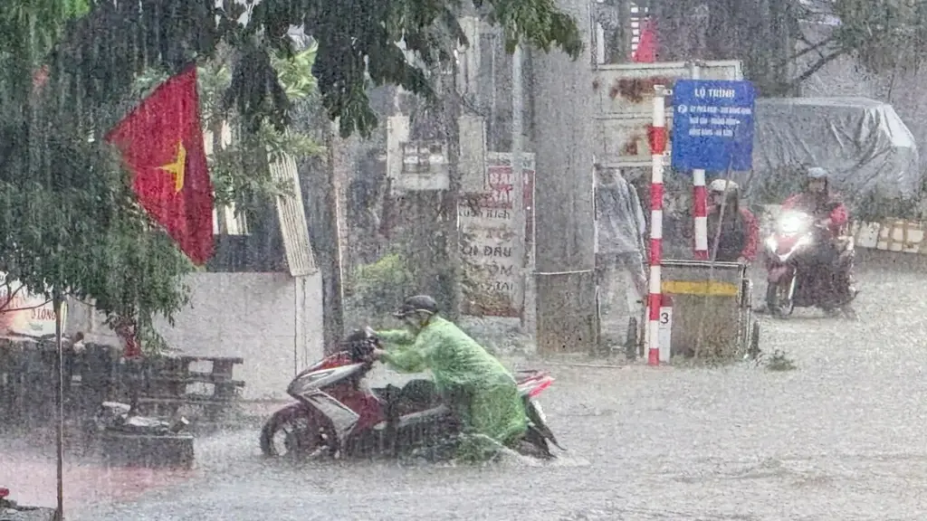 Miền Bắc mưa lớn diện rộng