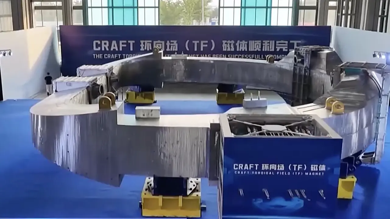 Nam châm siêu dẫn lớn nhất thế giới cho lò nhiệt hạch