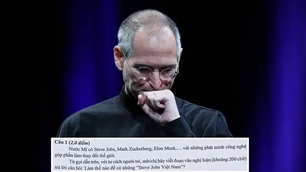 Nếu Steve Jobs phải chọn tổ hợp môn vào lớp 10 ở Việt Nam