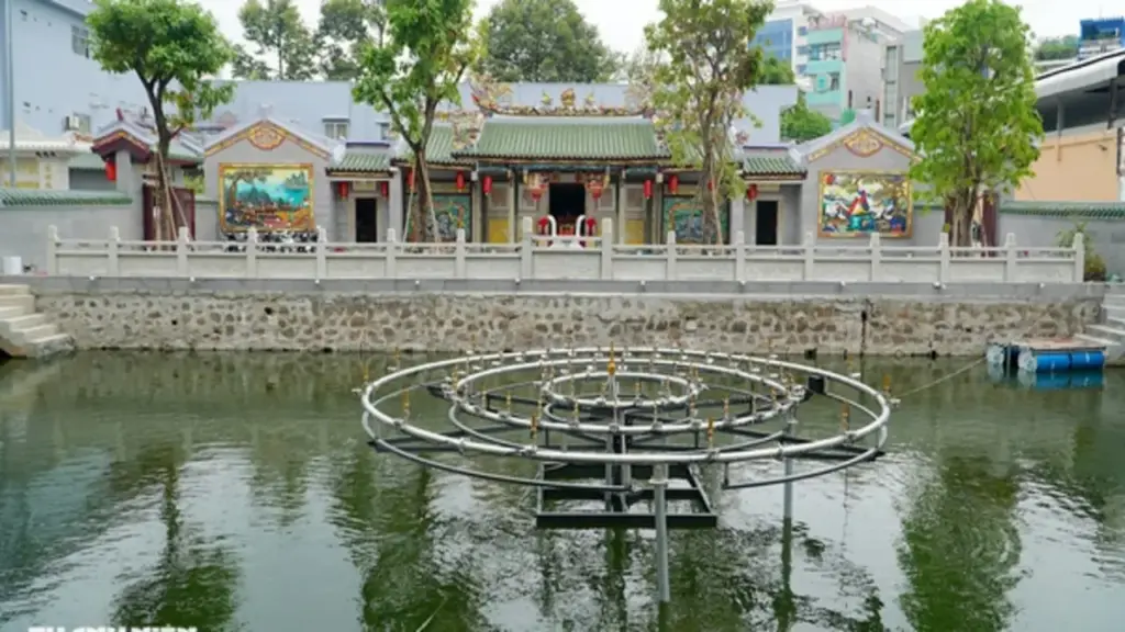 Nghĩa Từ Triều Châu 150 năm tuổi trong khuôn viên Bệnh viện An Bình được 'thay áo mới'