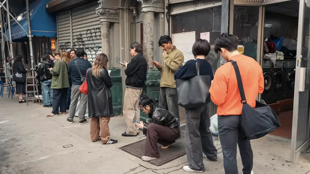 Người New York bỗng dưng 'nghiện' xếp hàng