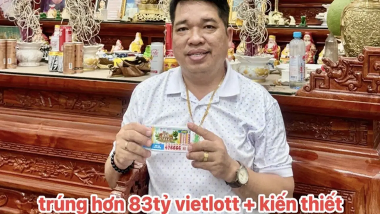 Người từng trúng 83 tỉ Vietlott vừa trúng xổ số miền Nam 22 tháng 6 nhờ tứ quý 6666