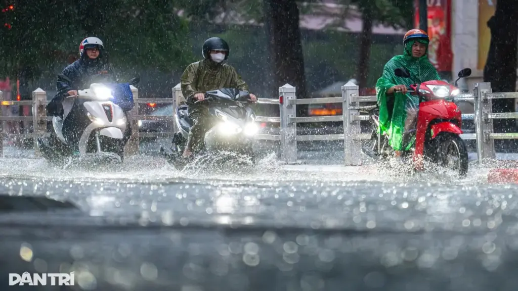 Nhiều nơi ở miền Bắc sắp mưa to đến rất to