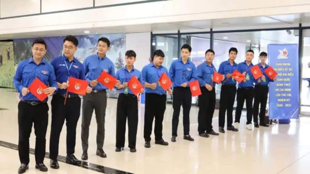 Những áo xanh tình nguyện góp phần làm nên thành công của Đại hội Đoàn toàn quốc