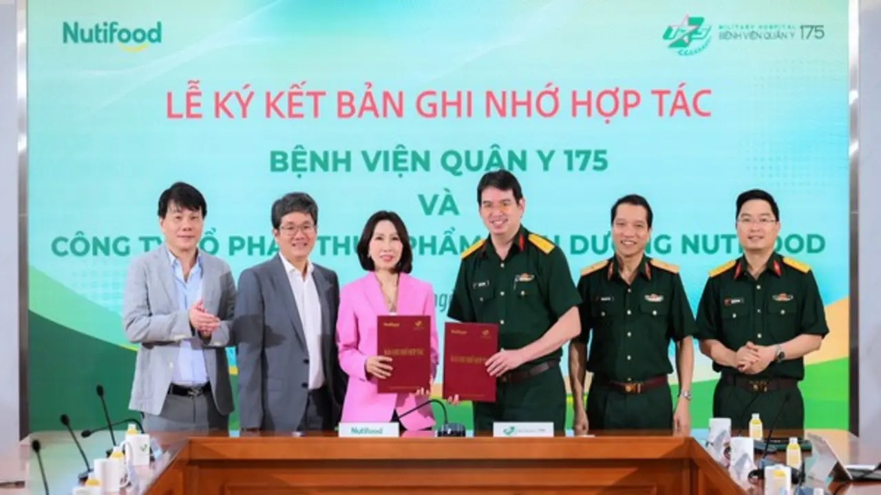Nutifood kết hợp Bệnh viện Quân y 175 nghiên cứu các giải pháp dinh dưỡng Việt