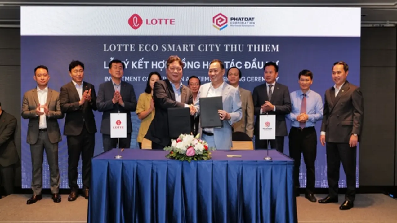Phát Đạt rót hơn 10.000 tỉ đồng vào dự án Lotte Eco Smart City Thu Thiem